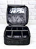 Б’юті-кейс / Сумка майстра для косметики з перегородками | HD-0913-2 | Чорний, фото 2