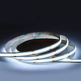 Світлодіодна стрічка 12v COB білого кольору 6500K 320 LED/m IP20, фото 3