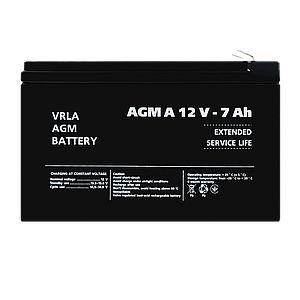 Акумулятор для сигналізації AGM А 12V - 7 Ah