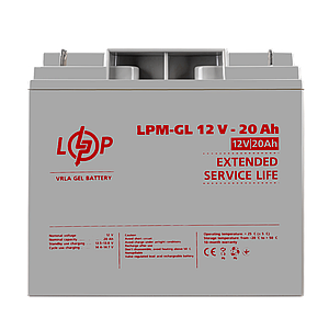 Акумулятор гелевий LPM-GL 12V - 20 Ah