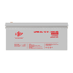 Акумулятор гелевий LPM-GL 12V - 200 Ah
