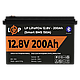 Акумулятор LP LiFePO4 12V (12,8V) - 200 Ah (2560Wh) (Smart BMS 150А) з BT пластик, фото 3