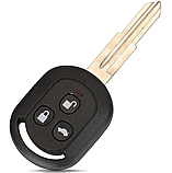 Корпус ключа Chevrolet 3 кнопки, фото 3