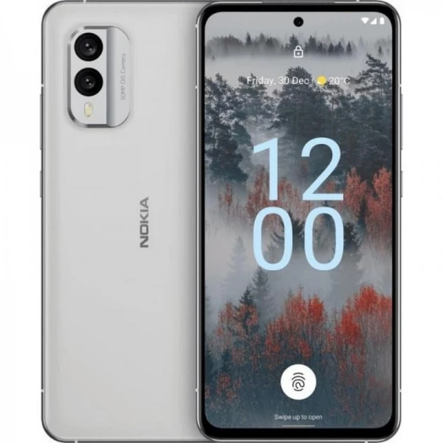 Смартфон Nokia X30 8/256GB Ice White Snapdragon 695 4200 мАг