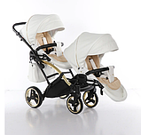 Універсальна коляска для двійнят Tako Junama Individual Duo Slim 06, фото 8