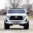 Дитячий електромобіль джип Toyota Hilux 4WD (білий колір), фото 2