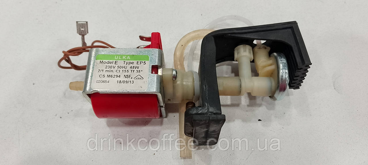 Насос помпа ULKA Type EP5 230V 48W 50Hz у зборі для кавомашини DeLonghi ESAM 5500.T_7 Perfecta б/у