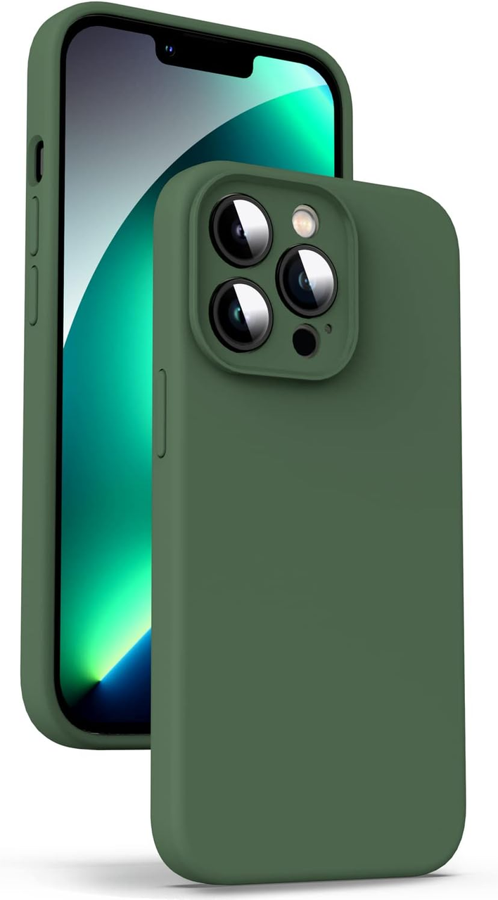 Чохол Supdeal Liquid Silicone для iPhone 13 Pro Max, захист камери, анти відбитки пальців, бездротова зарядка