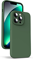 Чохол Supdeal Liquid Silicone для iPhone 13 Pro Max, захист камери, анти відбитки пальців, бездротова зарядка