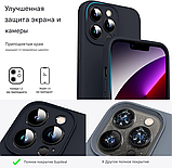 Чохол Supdeal Liquid Silicone для iPhone 13 Pro Max, захист камери, анти відбитки пальців, бездротова зарядка, фото 3