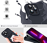 Чохол Supdeal Liquid Silicone для iPhone 13 Pro Max, захист камери, анти відбитки пальців, бездротова зарядка, фото 4