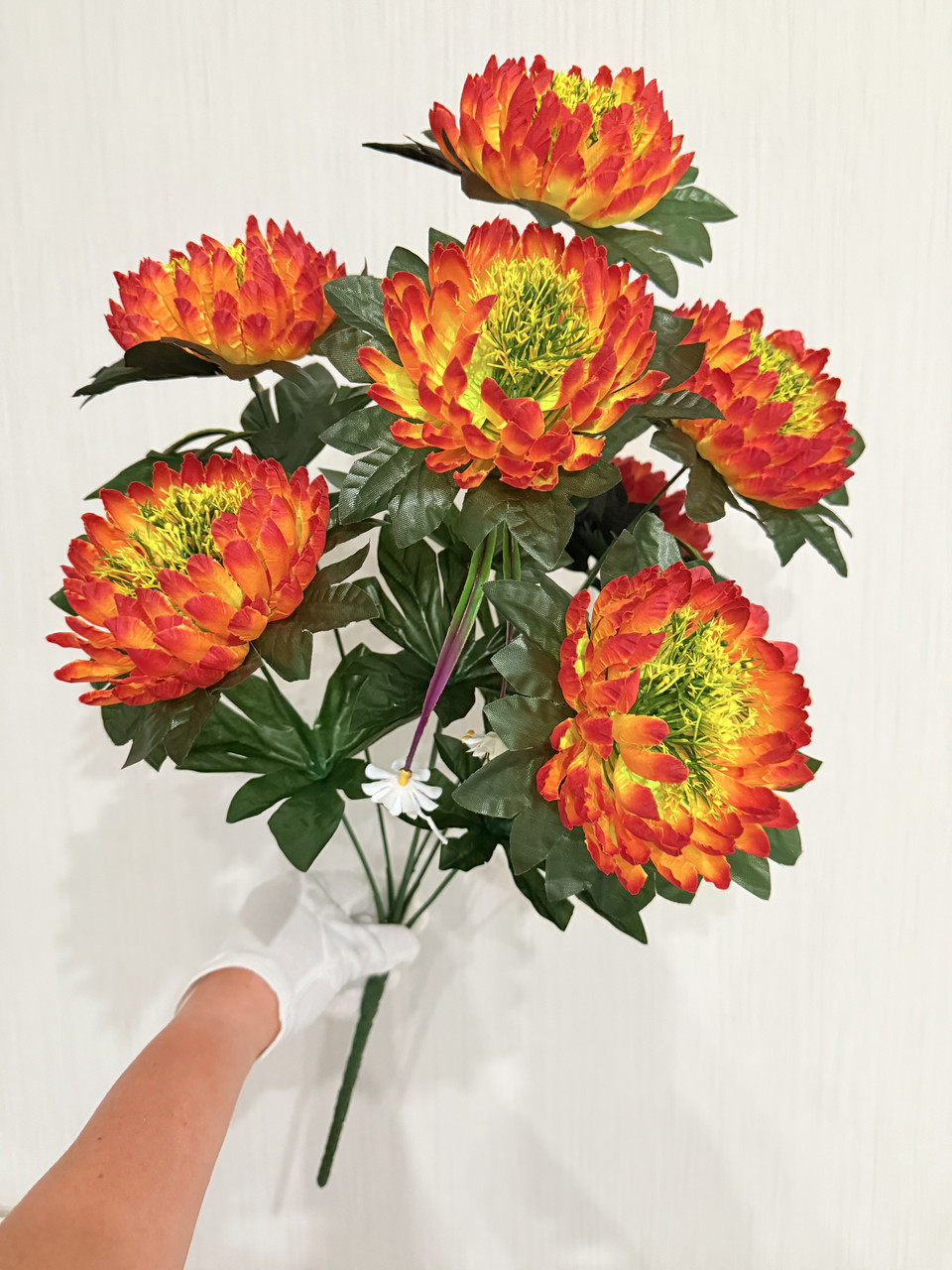 Штучні хризантеми. Букет штучних троянд ( 65 см ), фото 1