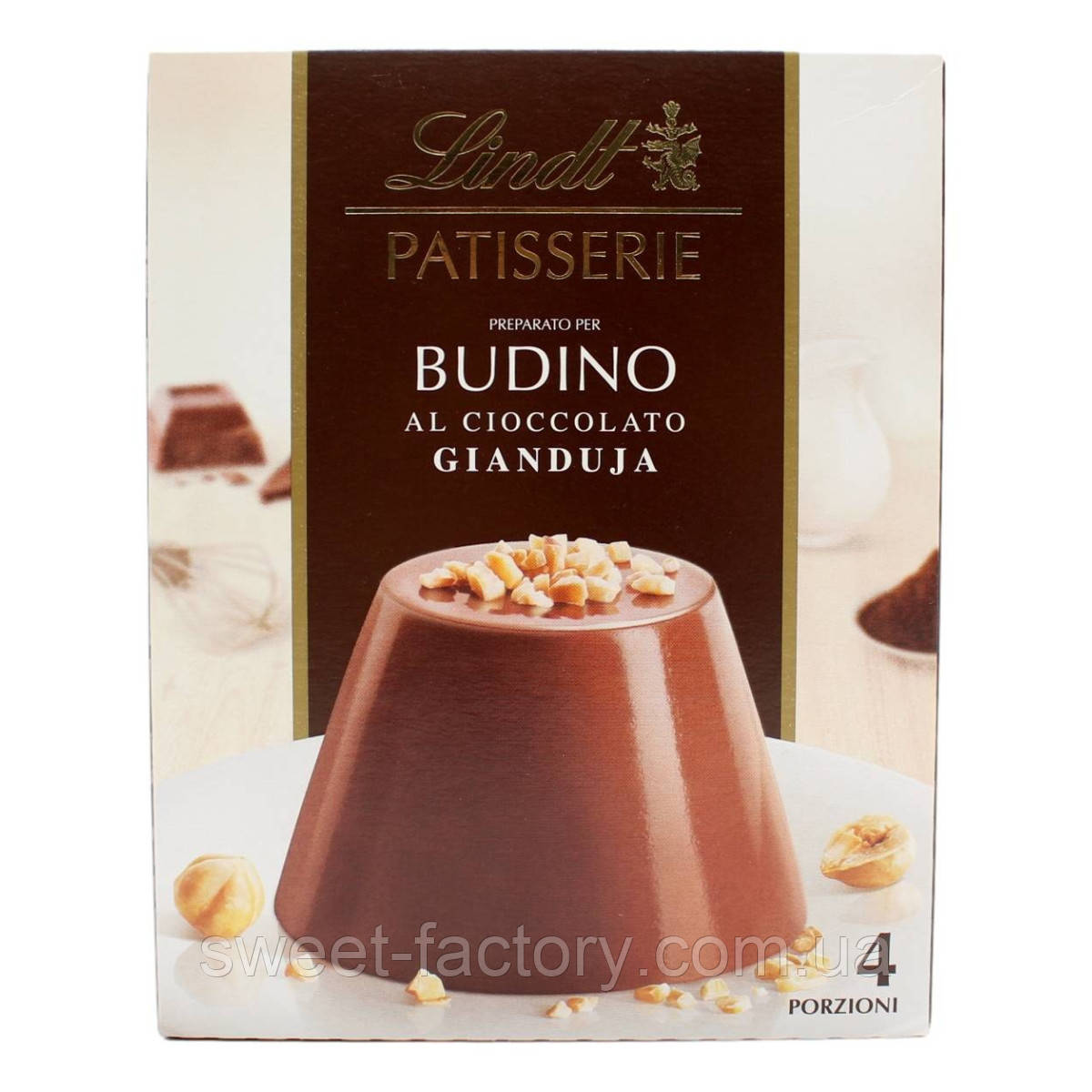 Суміш для пудингу Lindt Patisserie Budino Cioccolato Gianduia 95g, фото 1