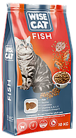 Wise Cat Fish сухий корм для котів з Рибою 10 кг