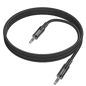 Кабель Hoco UPA27 Spirit transparent AUX audio cable Black, фото 3