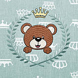 Бортик захисний в дитяче ліжечко 198х42 см антиалергенний з бавовни, фото 5