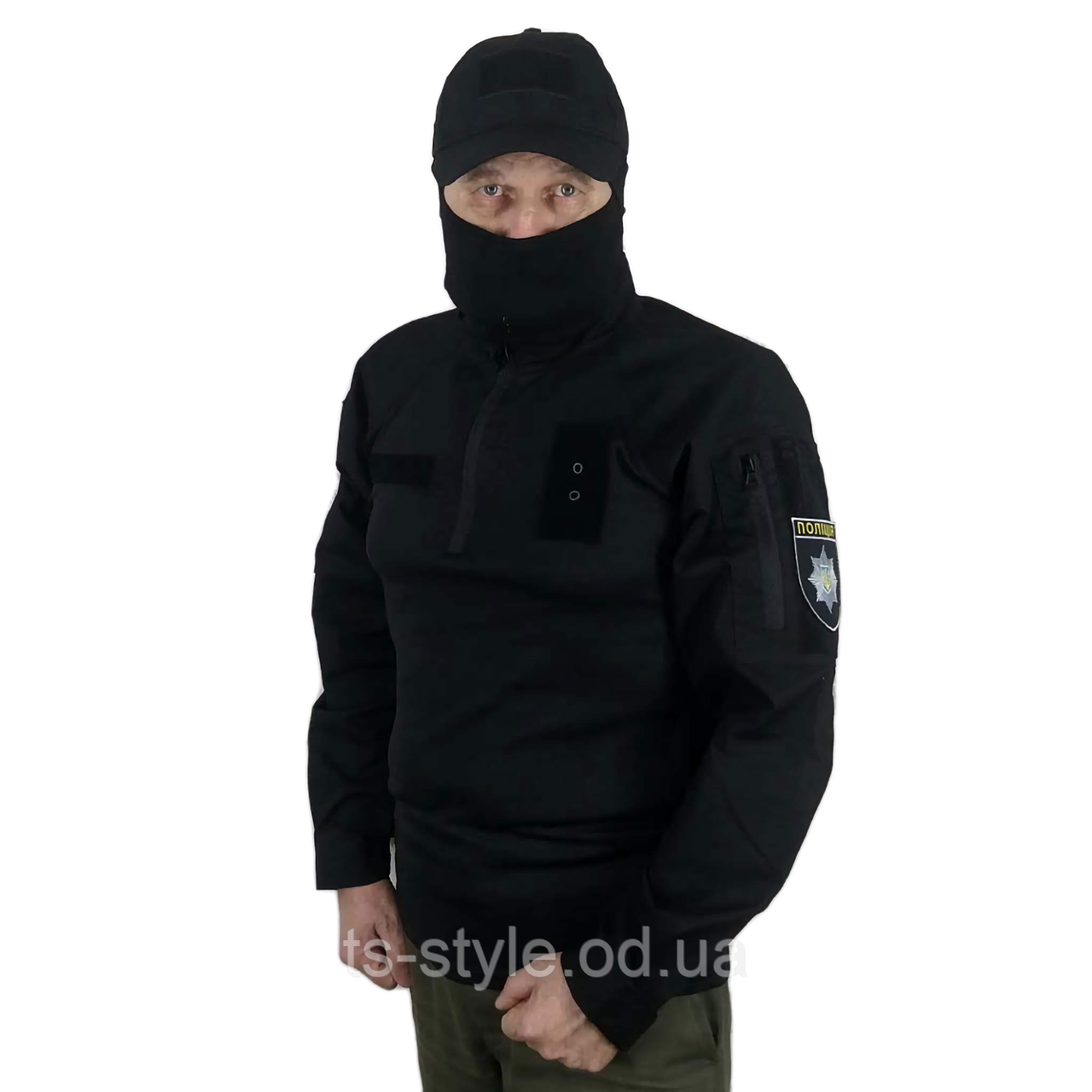 Бойова сорочка убакс кулмакс-ripstop чорний Поліція
