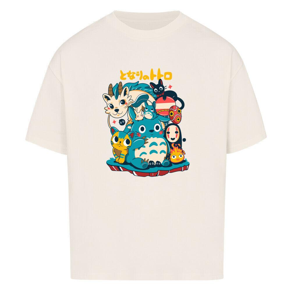 Футболка бежева LOYS Chibi x Ghibli Spirits, фото 1