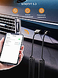 Адаптер Bluetooth MaedHawk Aux для домашнього стерео, Bluetooth 5.3, бездротовий адаптер AUX для автомобіля., фото 4
