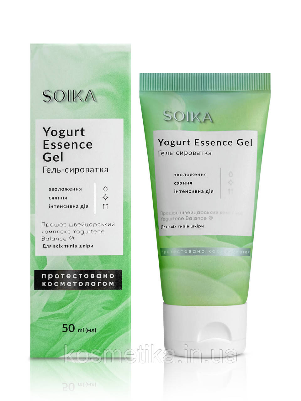 Гель-сироватка для обличчя Yogurt Essence Gel Soika, 50 мл