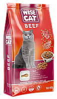 Wise Cat Beef сухий корм для котів з Яловичиною 10 кг