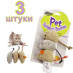 Набір плюшевих мишок Play Mice Set 3 штуки