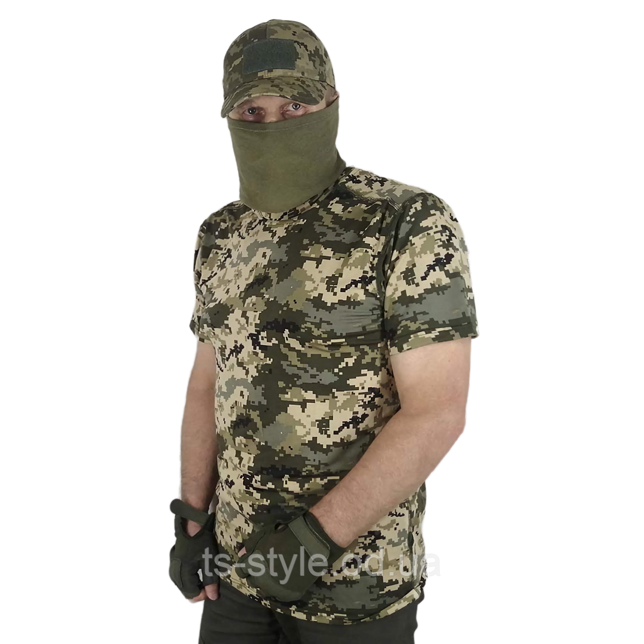 Футболка з тканини Quick-Dry в камуфляжі MМ-14