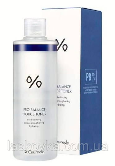 Тонер з пробіотиками Dr.Ceuracle Pro Balance Biotics Toner, 300 мл, фото 1