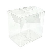 Коробка пластикова прозора самозбірна 72х72х52 мм