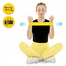 Гумка для фітнесу та спорту (стрічка-еспандер) 4FIZJO Mini Power Band 0.8 мм 5-10 кг 4FJ0011 Poland, фото 5