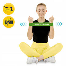 Гумка для фітнесу 4FIZJO Mini Power Band 1 мм 10-15 кг 4FJ0012 Poland, фото 6