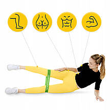 Гумка для фітнесу 4FIZJO Mini Power Band 1 мм 10-15 кг 4FJ0012 Poland, фото 4