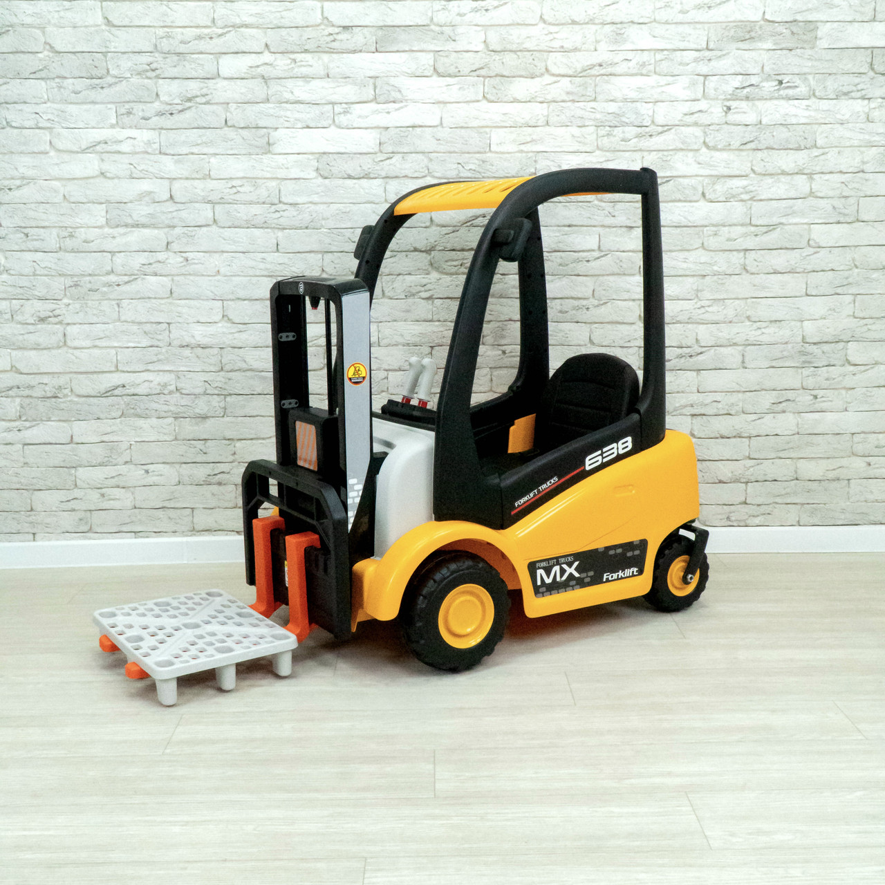 Електромобіль дитячий Навантажувач MX 638 (жовтий колір), фото 1