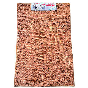 Килимок у ванну 60*40 см Світло-коричневий Velcom, фото 1