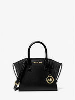 Жіноча сумка Michael Kors Avril Extra-Small Leather and Suede Satchel (35F4G4VC0L) BLACK