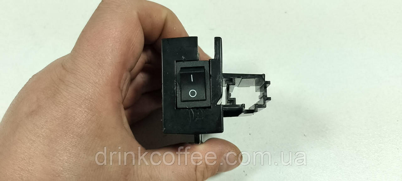 Кнопка вмик. у складі для кавомашини DeLonghi ESAM 2502 Magnifica б/у, фото 1