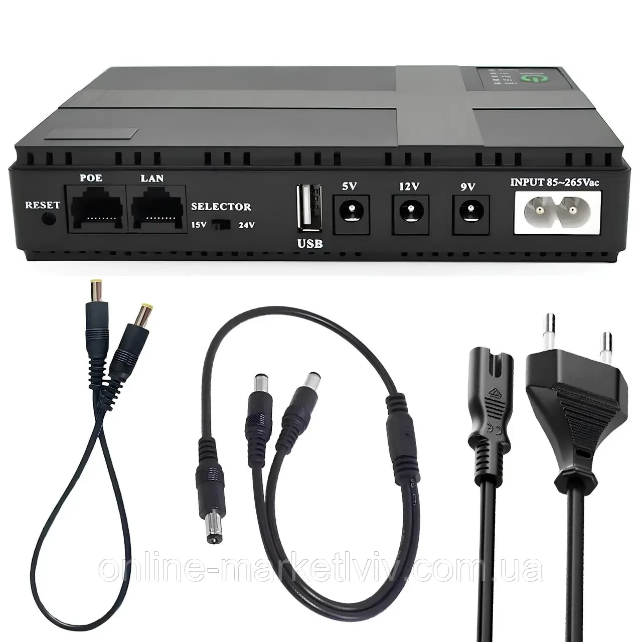 9000mAh DC1018P Portable DC Router UPS DC5V 9V 12V