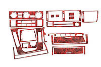 Накладки на панель темне дерево для BMW 3 серія E-46 1998-2006 елементи декору інтер'єру. DM-11