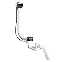 Сифон для ванни Devit DEV015748 з переливом, хром