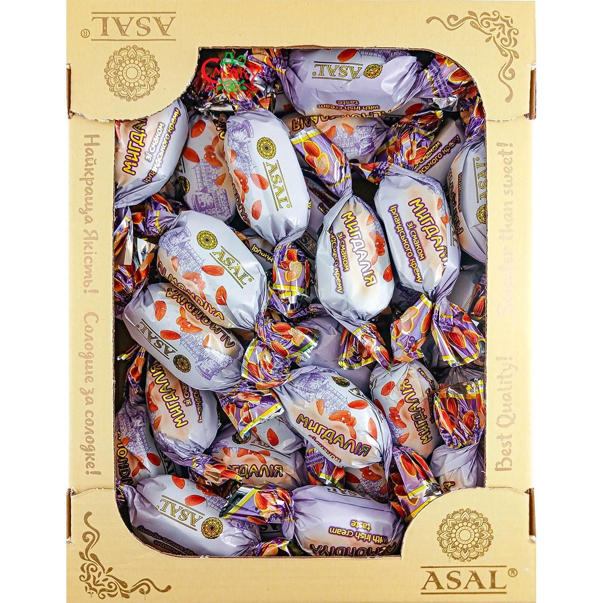 Цукерки Asal Мигдалія зі смаком ірландського крему 1кг