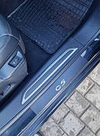 Захист порогів - накладки на пороги Citroen C5 II (2008-2017) (Premium Карбон)