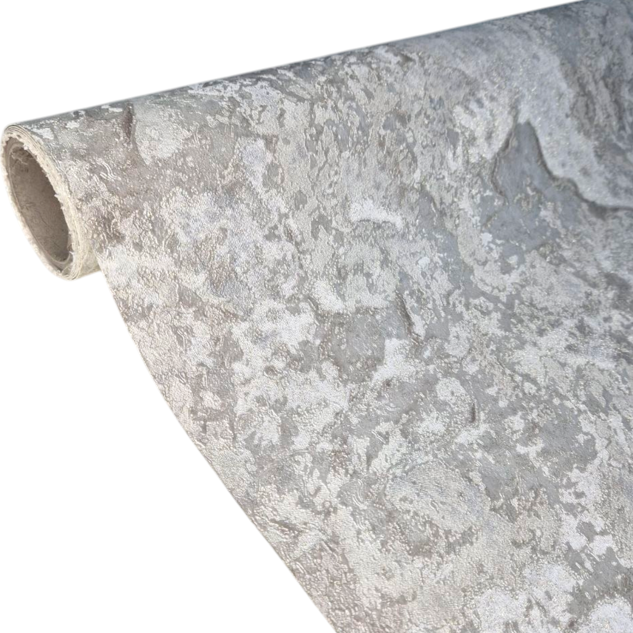 Шпалери вінілові 10.05 × 1.06 м Le Grand 8678-01, сірі з кавовим та золотистим для спальні, кухні, вітальні, коридору, фото 1