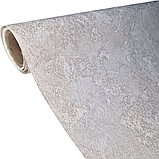 Шпалери вінілові 10.05 × 1.06 м Слов’янські шпалери 1578-06, світло-сірі, кремові в спальню, вітальню, коридор, фото 3