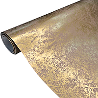 Шпалери вінілові 10,05 × 1,06 м Marburg 80189, золотисті для спальні, вітальні, кухні, коридору, ванної кімнати