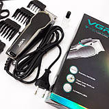 Машинки для стрижки професійні машини VGR, Електрична машинка тример для волосся і бороди NW-74, фото 6