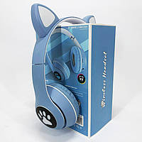 Бездротові навушники дитячі Cat, Дитячі блютуз навушники cat з вушками VZ-81