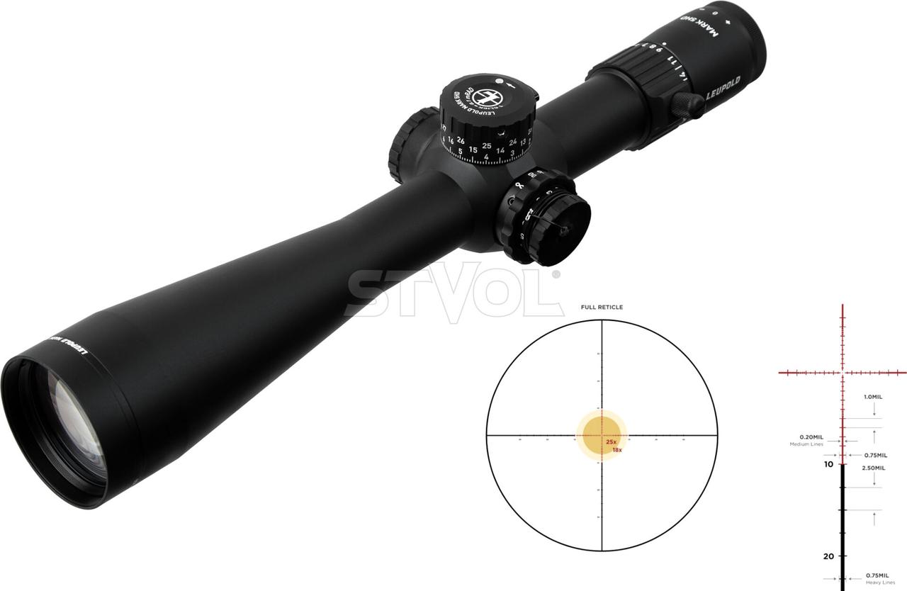 Прилад оптичний LEUPOLD Mark 5HD 5-25x56 (35 mm) M5C3 FFP Illum. TMR