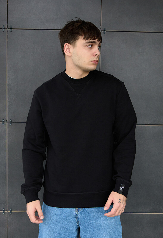 Однотонний світшот чорного кольору Staff black basic