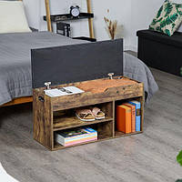 Взуттєва лавка з сидінням і місцем для зберігання