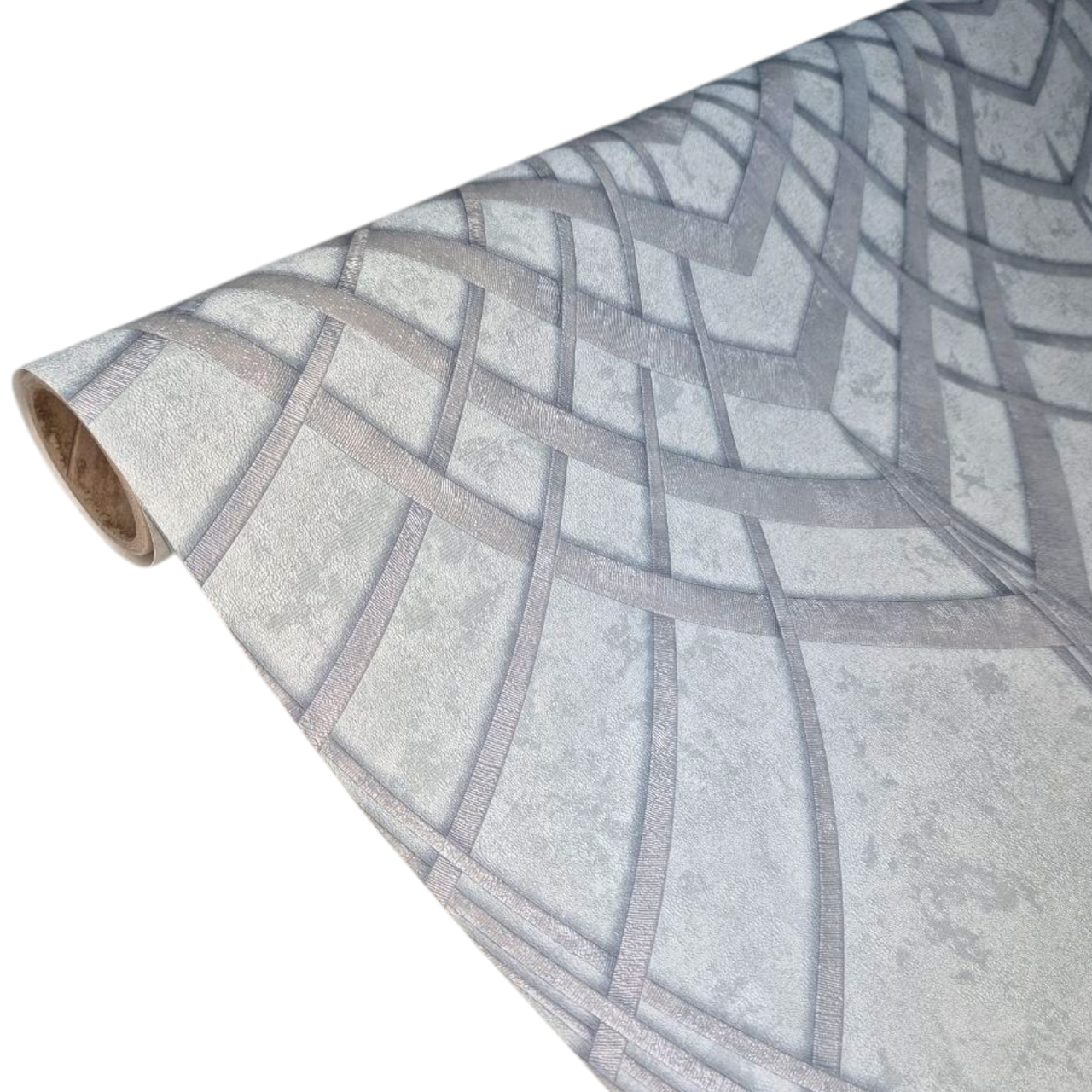 Шпалери вінілові метрові Сірі з малюнком для спальні Marburg на флізеліновій основі 10.05 × 1,06 31952, фото 1